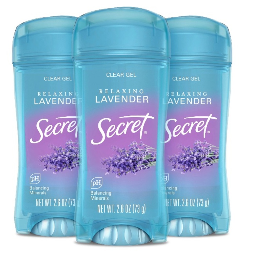 Relaxing Lavender Clear Gel Antiperspirant Deodorant - Blue